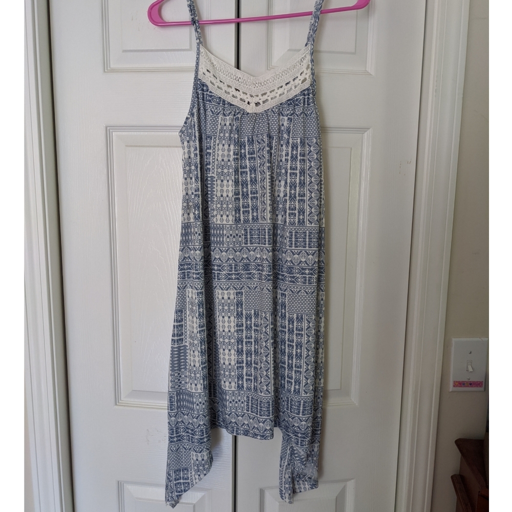 Three Pink Hearts Sharkbite Dress (Size Med)